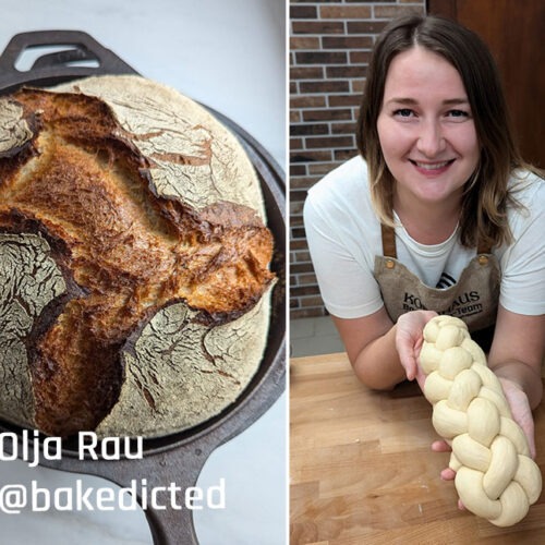 Olja Rau @bakedicted Backkurs Backkunst Blattert Mühle