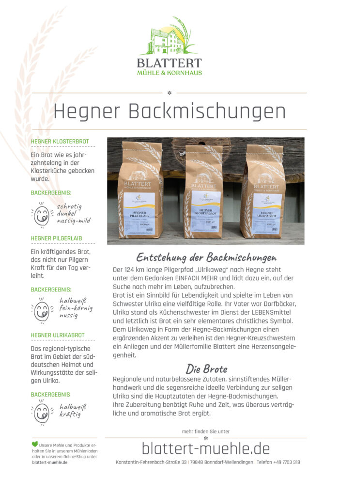 Hegner Pilgerlaib Backmischung 1000 g – Bild 2