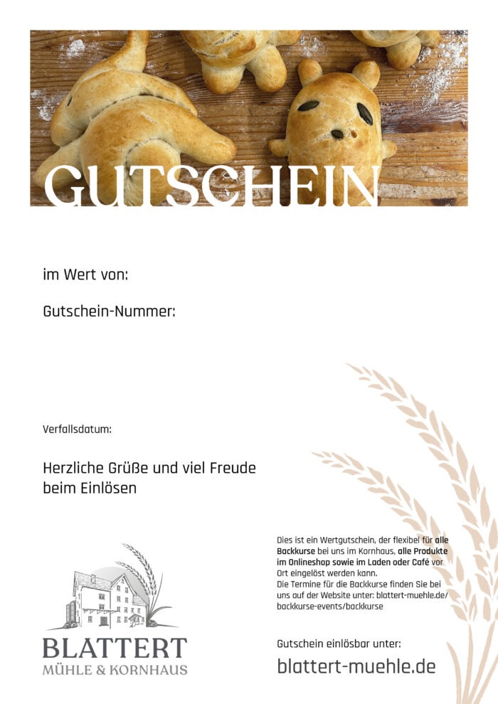 Kinder Backkurs-Gutschein 9 - 11 Jahre