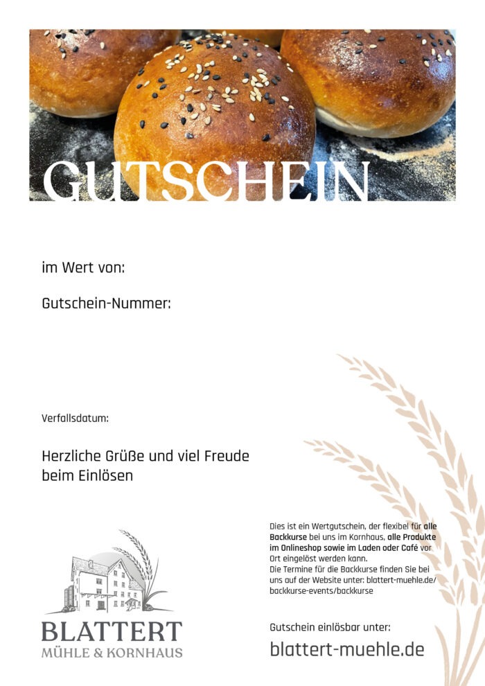 Teenager Backkurs-Gutschein 11 - 15 Jahre