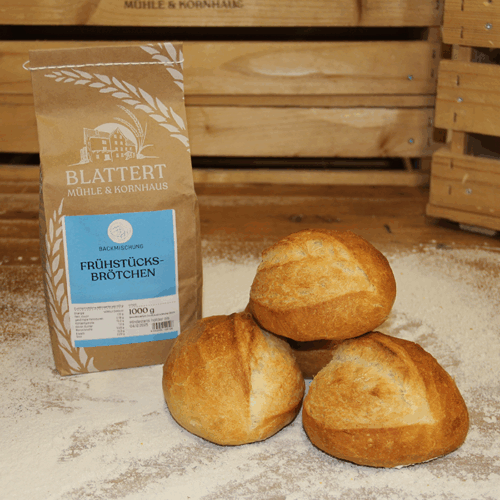 Brötchenbackmischung Frühstücksbrötchen