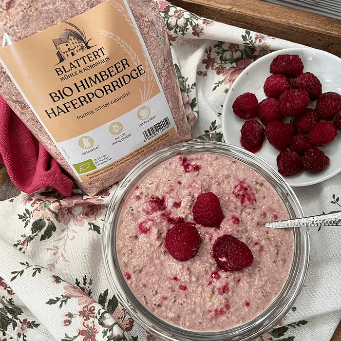 Bio-Himbeer-Hafer Porridge 500 g