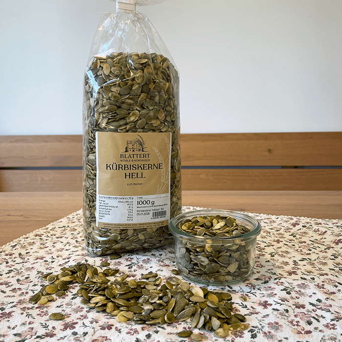 Kürbiskerne hell zum Backen