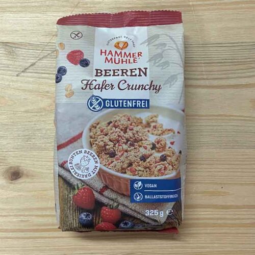 glutenfreies Hafer Beeren Crunchy