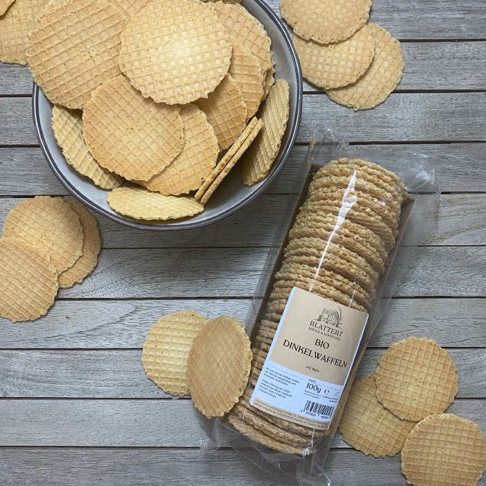 Bio Dinkel-Waffeln Mais natur