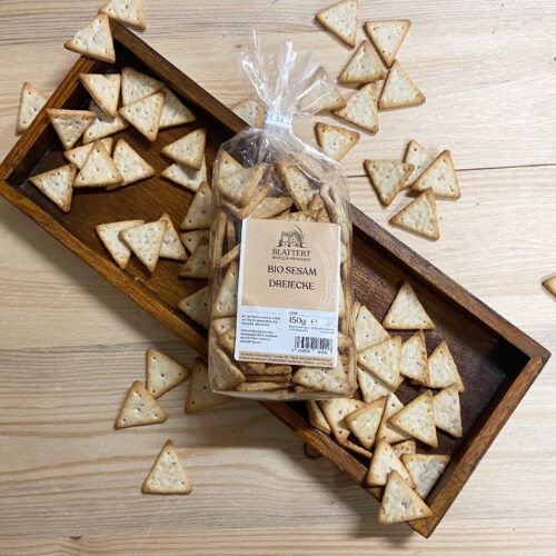 Bio-Knusper Sesamdreiecke
