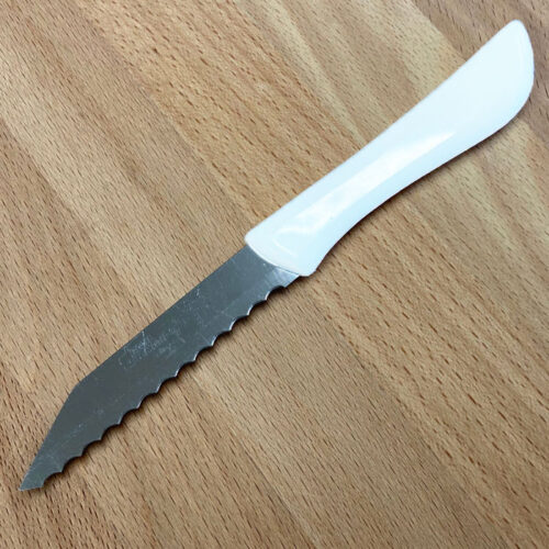 Brötchenritzmesser 8 cm, Wellenschliff