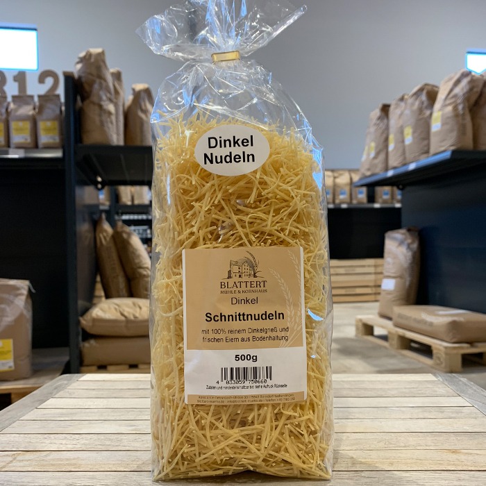Dinkel-Schnittnudeln mit Ei 500 g
