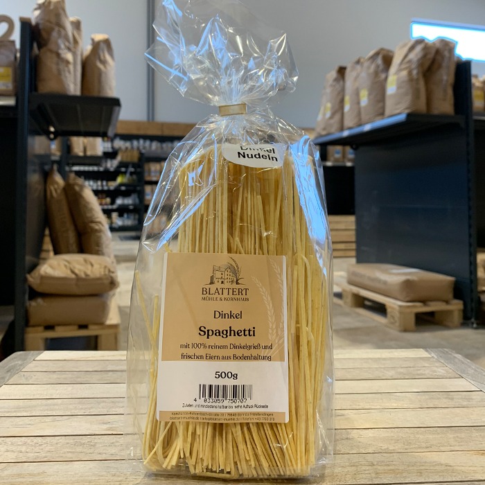 Dinkel-Walzspaghetti mit Ei 500 g