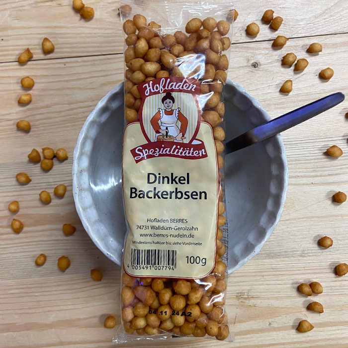 Dinkel-Backerbsen Berres 100 g
