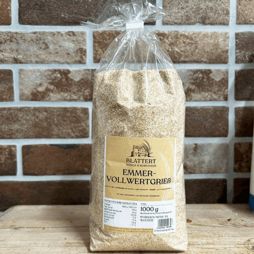 Emmer-Vollwertgrieß