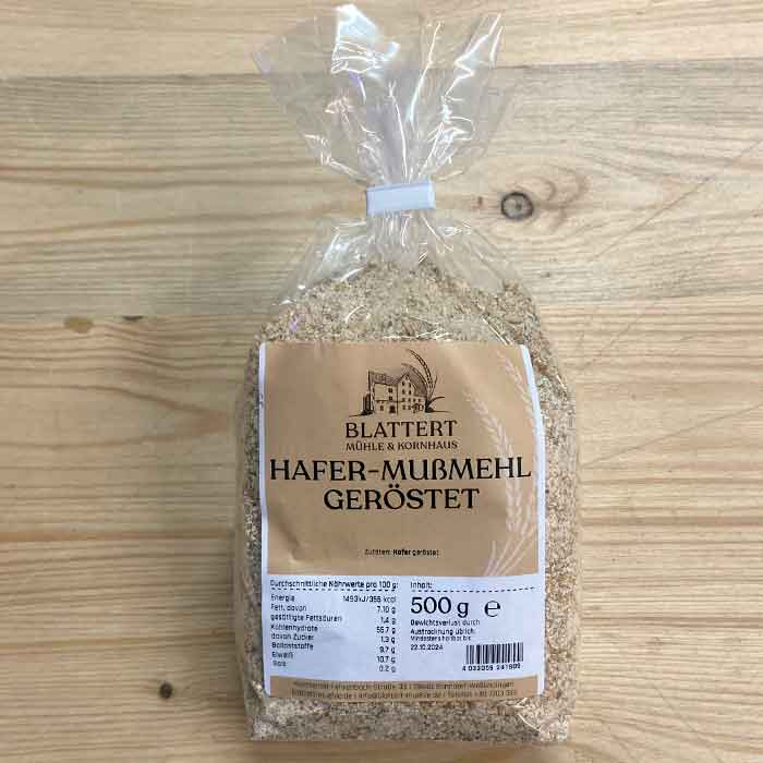 Hafer-Musmehl geröstet 500 g