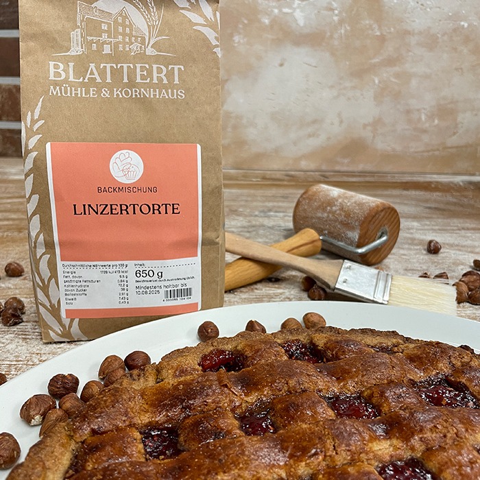 süße Backmischung Linzertorte