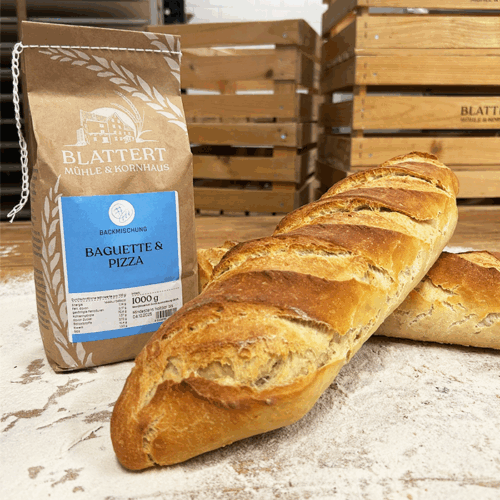 Brotbackmischung Baguette & Pizza