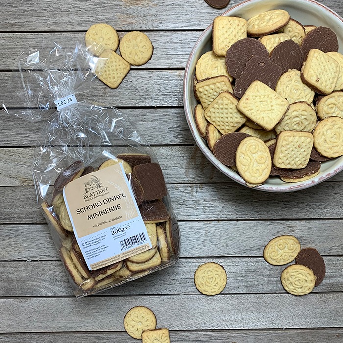 Dinkel-Mini-Schoko-Kekse