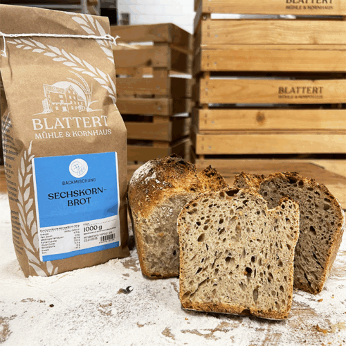 Brotbackmischung Sechskornbrot