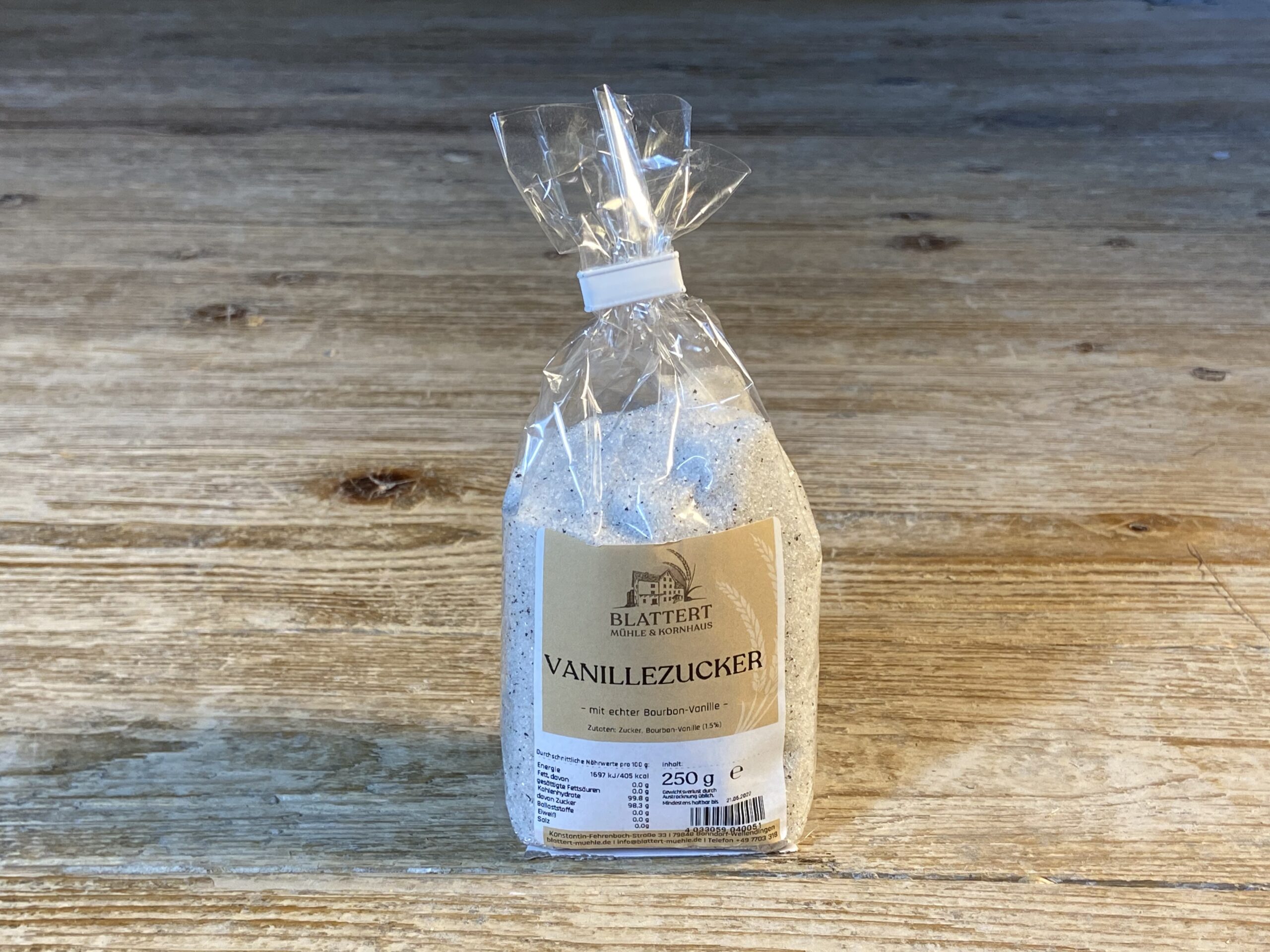 Vanillezucker mit echter Bourbon-Vanille