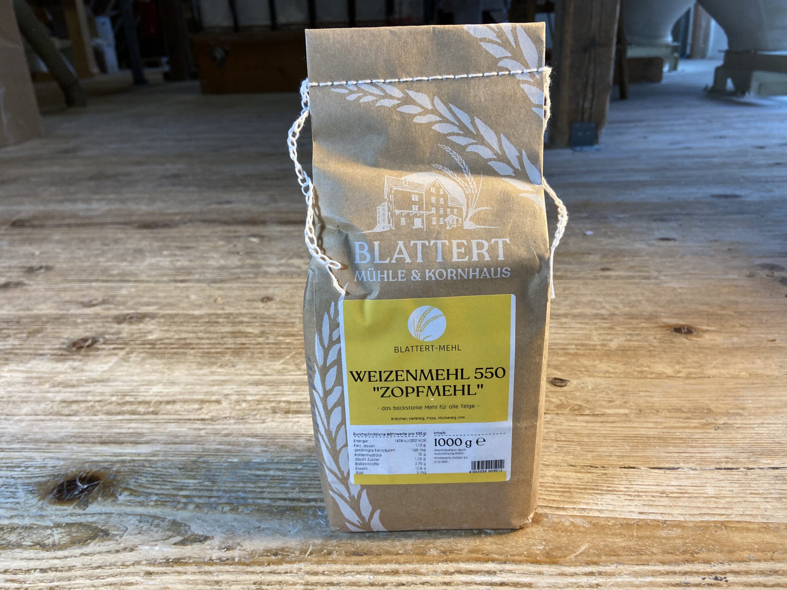 Weizenmehl 550 "Zopfmehl"